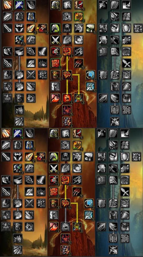 各版本魔兽战士技能分析:职业技能深度解读