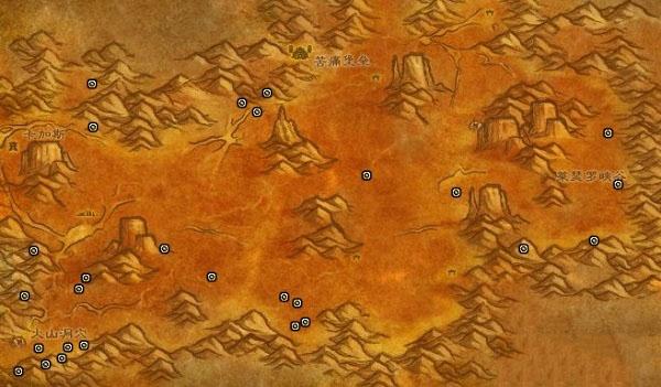 魔兽世界怀旧服:荒芜之地矿点坐标及矿物种类详解