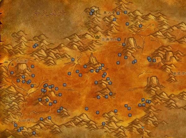 魔兽世界怀旧服:荒芜之地矿点坐标及矿物种类详解