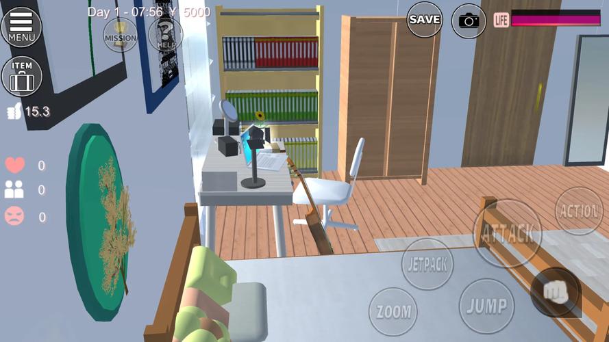 樱花校园模拟器英文版下载：无限金币等你来拿