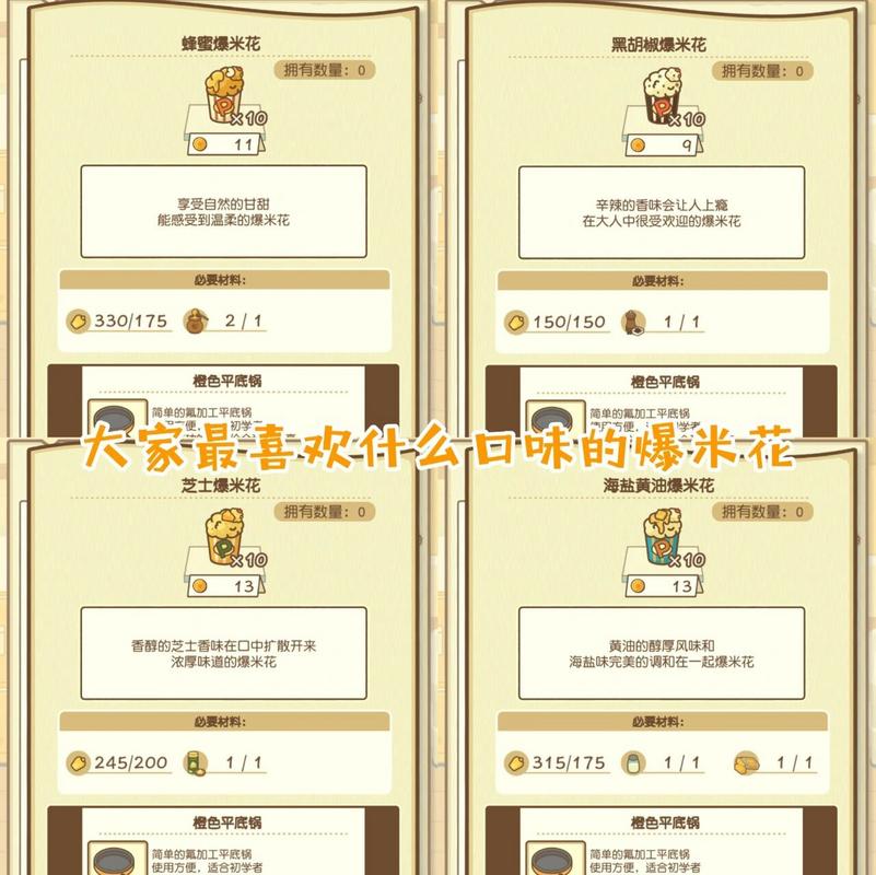 小鸡兄弟的爆米花店铺大揭秘,口味多到想不到!