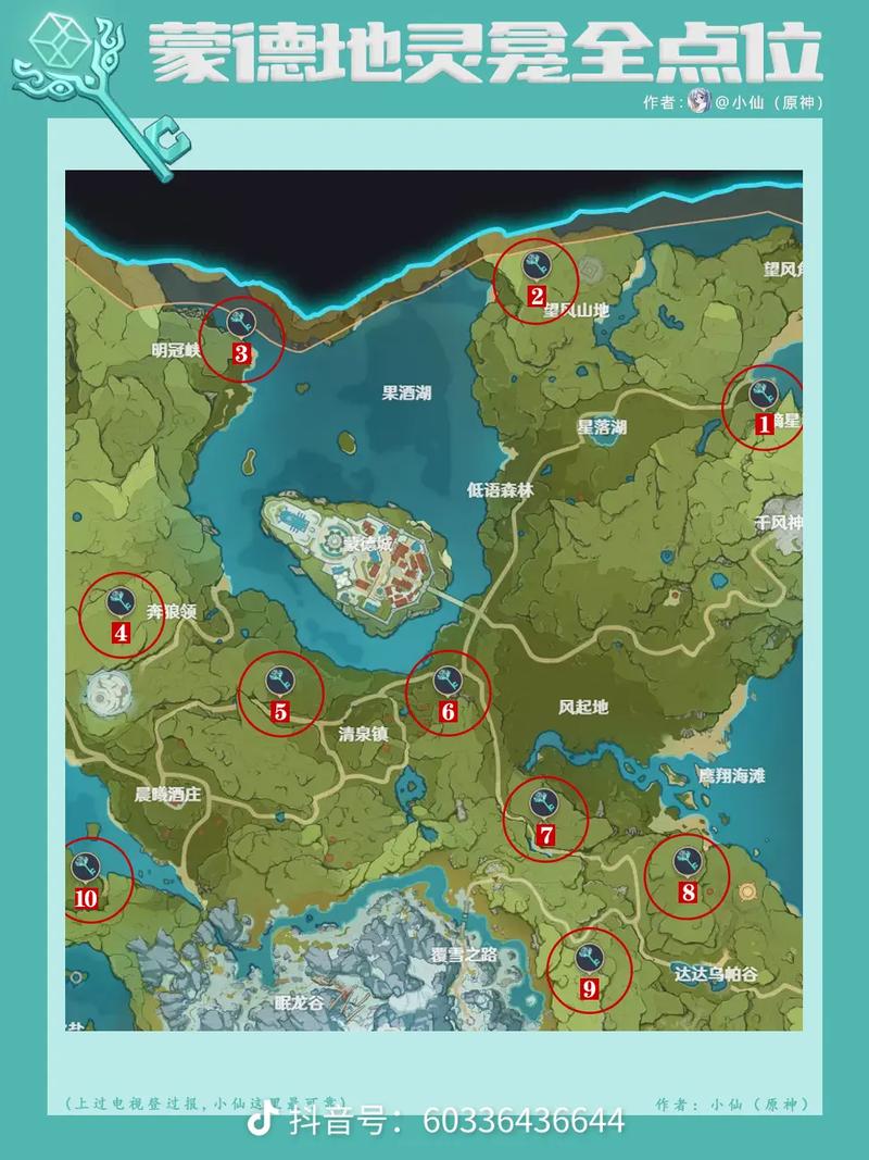 原神漂浮灵怎么刷?分布图教你高效收集路线!