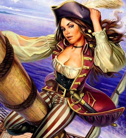 性感女海盗:史上最惊艳的海上女霸王!