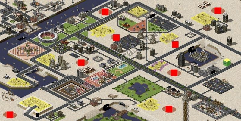 红警2尤里的复仇:大型城市地图推荐,体验不一样的红警!