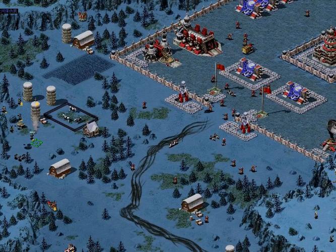 红警B2地图布局:如何快速建造基地及资源分配