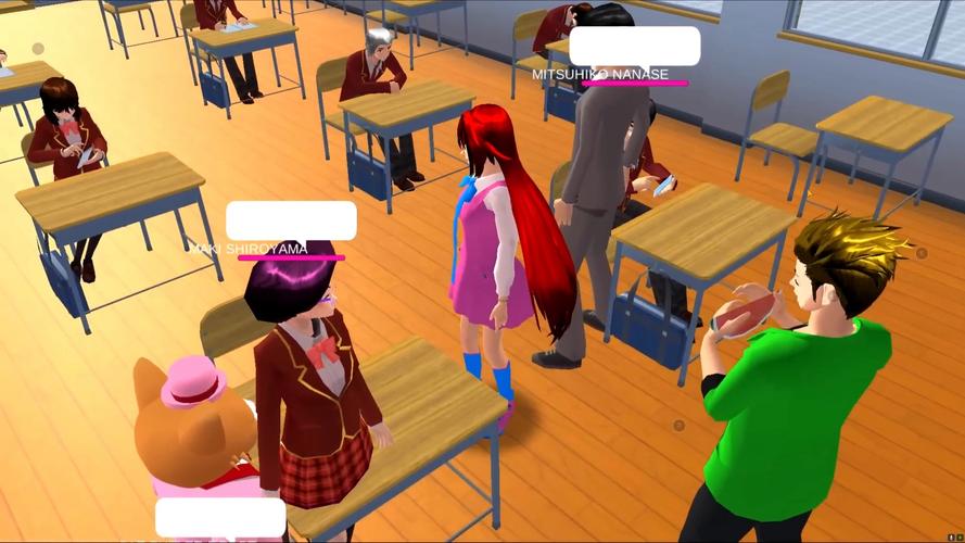 樱花校园模拟器1.38.72中文版:二次元校园模拟游戏