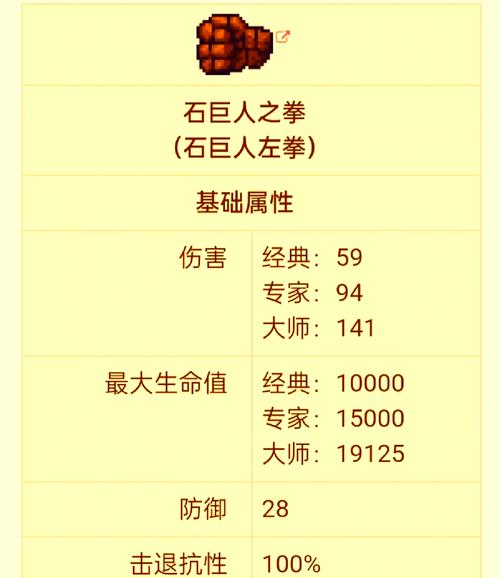 泰拉瑞亚石巨人召唤方法详解，轻松击败石巨人