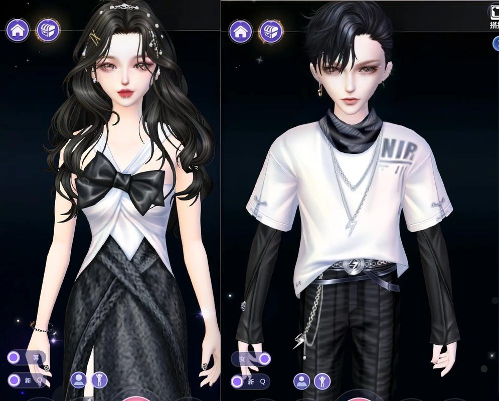 最新QQ炫舞情侣装图片：浪漫夏日甜蜜来袭