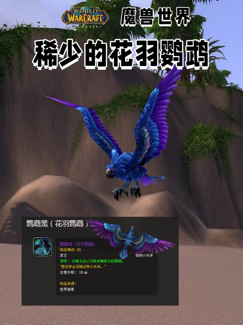 荆棘谷寻宝记:魔兽世界花羽鹦鹉捕捉全攻略