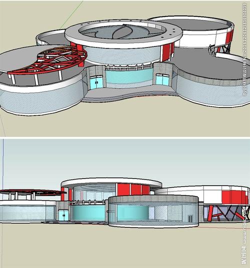 红警2拱门模型分析：游戏美术与现实建筑对比