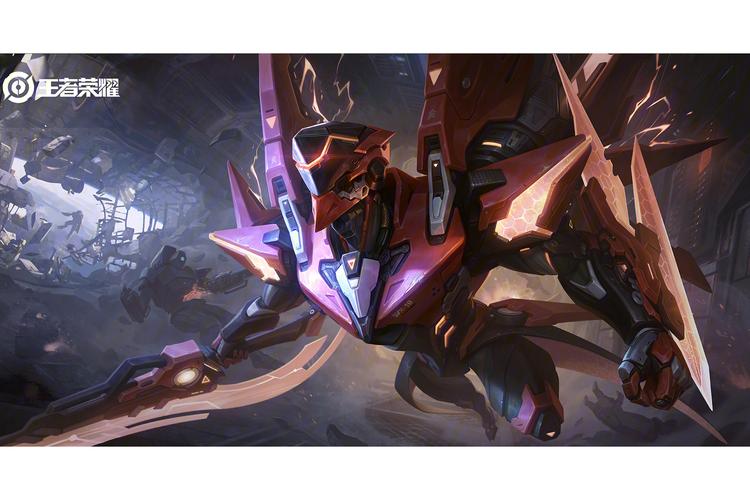 铠绛天战甲皮肤评测:炫酷机甲,巨龙特效震撼!