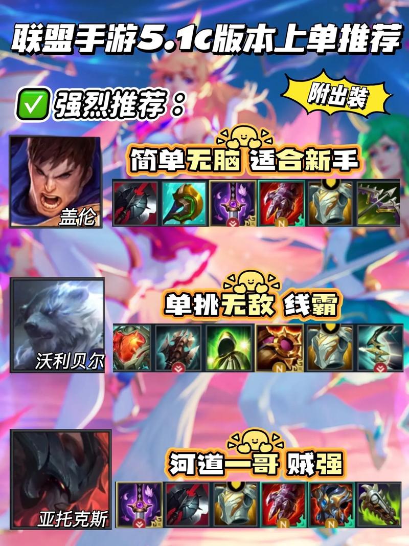 体验服上单英雄爆料:新版本上单英雄强度分析及预测