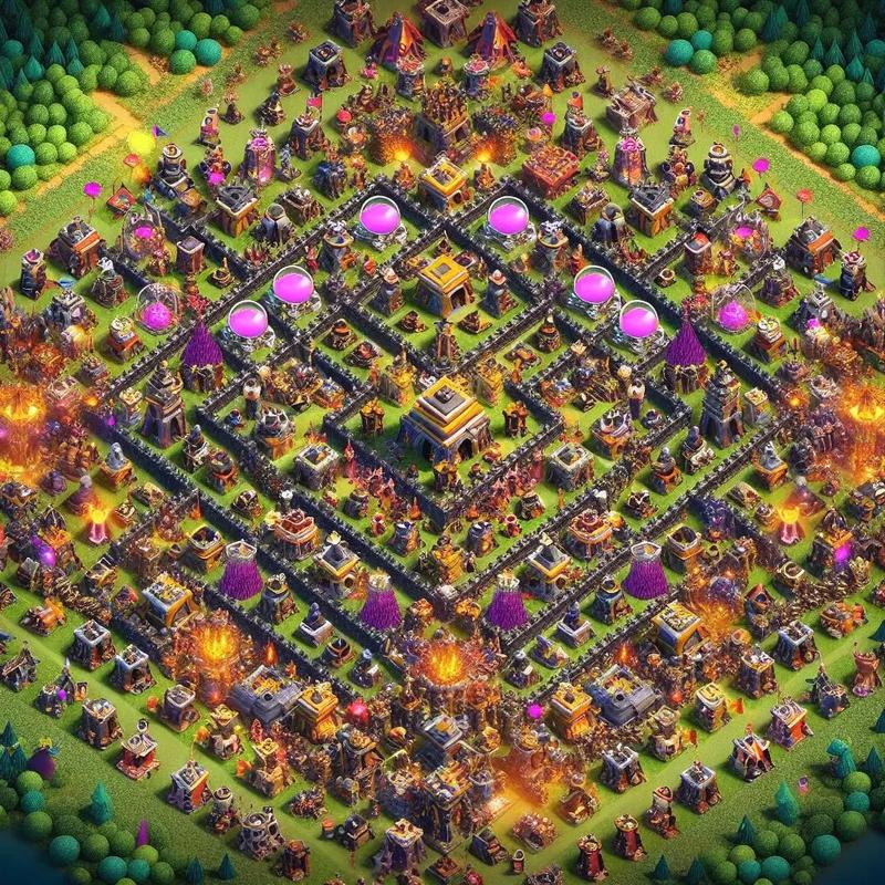 部落守卫战11-4完美布阵图解,轻松战胜所有敌人!