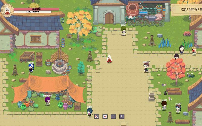 幽灵牛奶生活最新版本:二次元像素风文字互动游戏