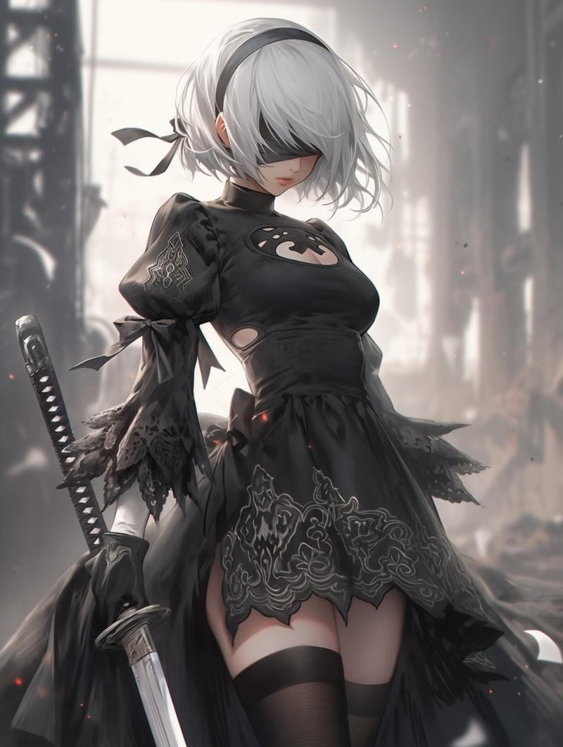 下载尼尔机械纪元2K剪辑精品游戏:超清画面视觉盛宴