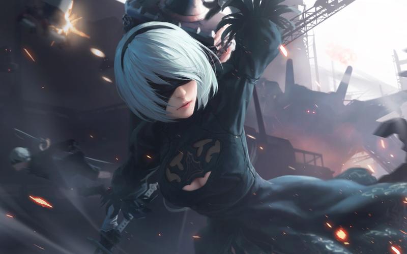 下载尼尔机械纪元2K剪辑精品游戏:超清画面视觉盛宴