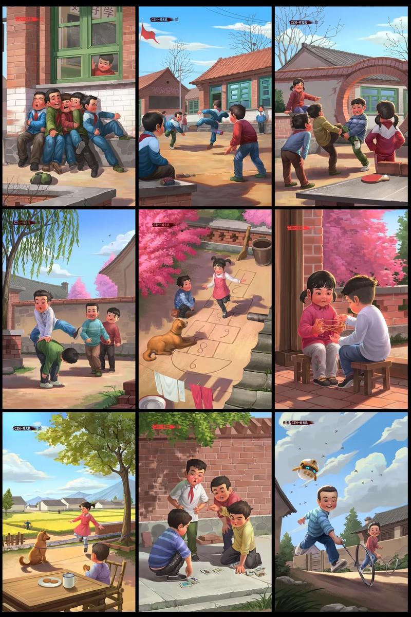 童年游戏回忆录:我的早年生活与弟弟共同的游戏时光